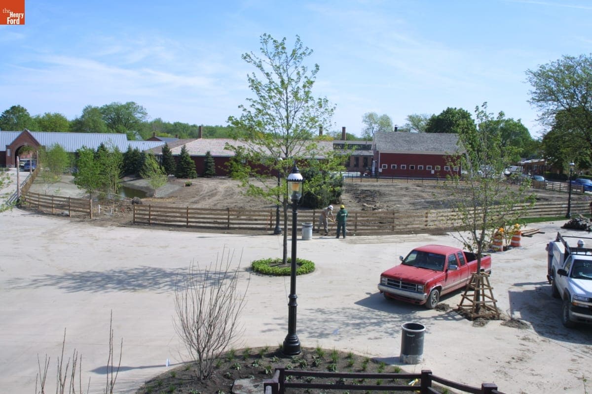 State Street during the Greenfield Village Restoration Project, May 2003