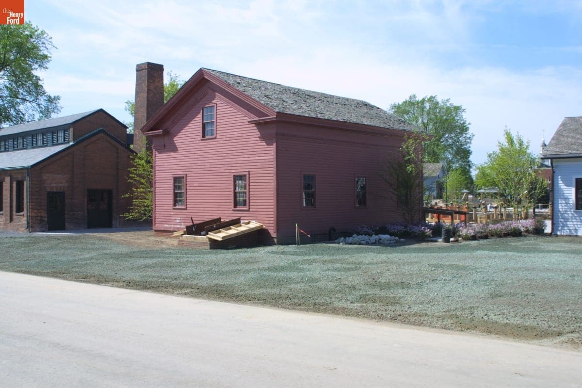 Gunsolly Carding Mill in Liberty Craftworks District, Greenfield Village Restoration Project, May 2003