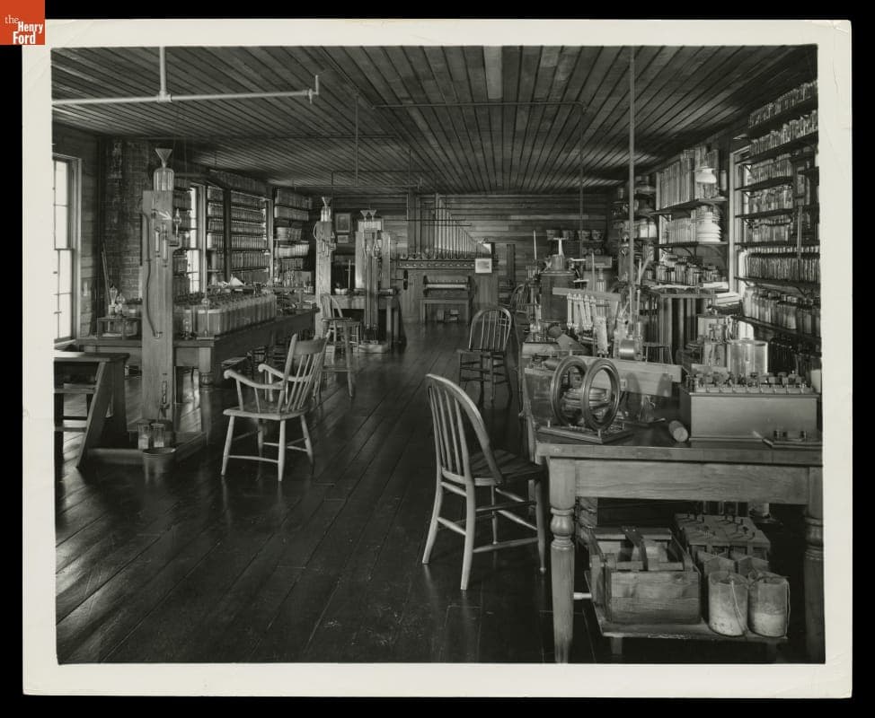 Second Floor of Menlo Park Laboratory in Greenfield Village, circa 1958