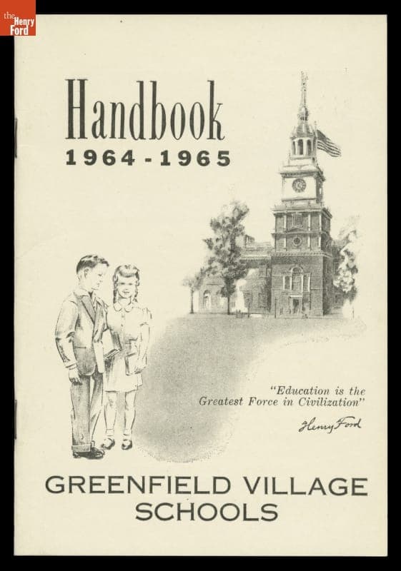 Greenfield Village Schools Handbook, 1964-1965