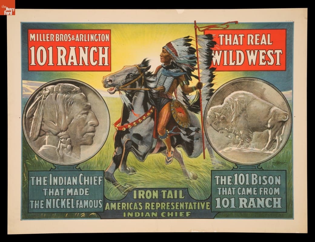 Circus Poster, Miller Brothers & Arlington 101 Ranch, 1913