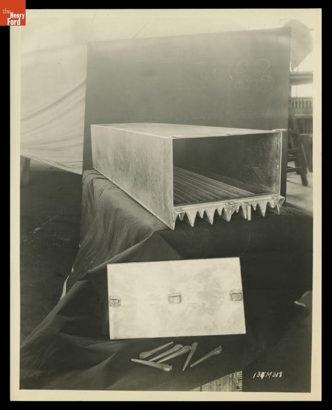 Ice Box Used in a Mack Statotherm Refrigerated Truck Body, Shown in the Mack Factory, 1934