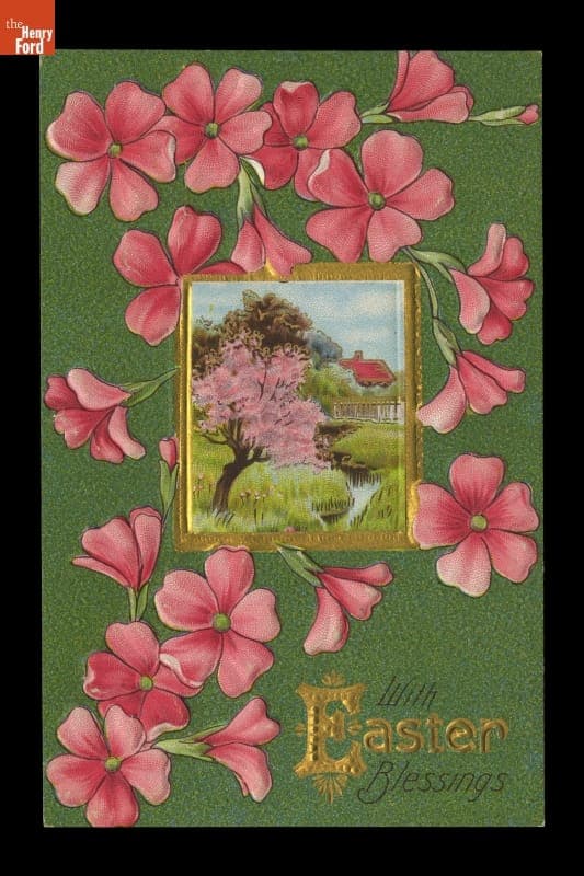 "With Easter Blessings," circa 1910