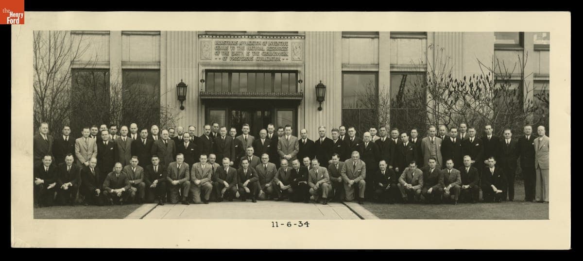 Ford Motor Company Executives at the Rouge Plant Administration Building, November 6, 1934