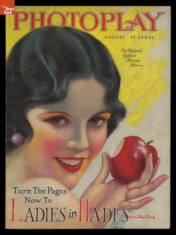 Photoplay Magazine for August 1927, "Turn the Pages Now to Ladies in Hades"