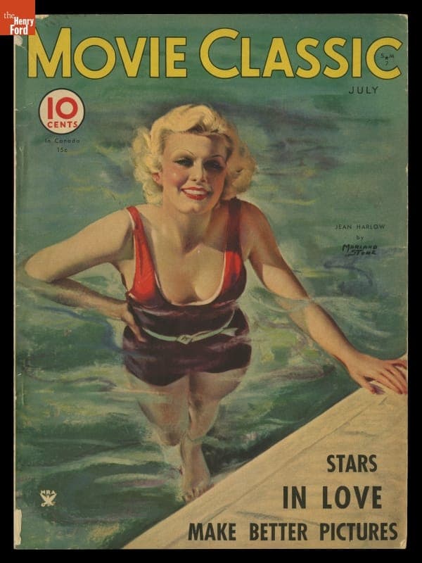Movie Classic Magazine for July 1934, "Stars in Love Make Better Pictures"