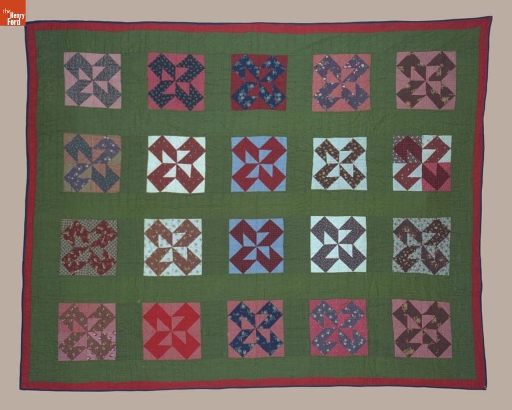 Colorado Block Quilt, circa 1910