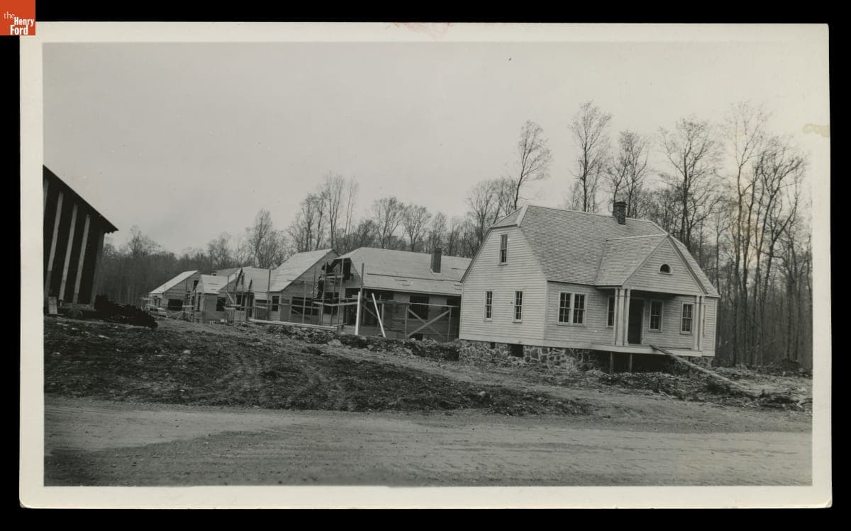 Construction, Employee Housing Near Ford Motor Company Sawmill, Alberta, Michigan, 1937