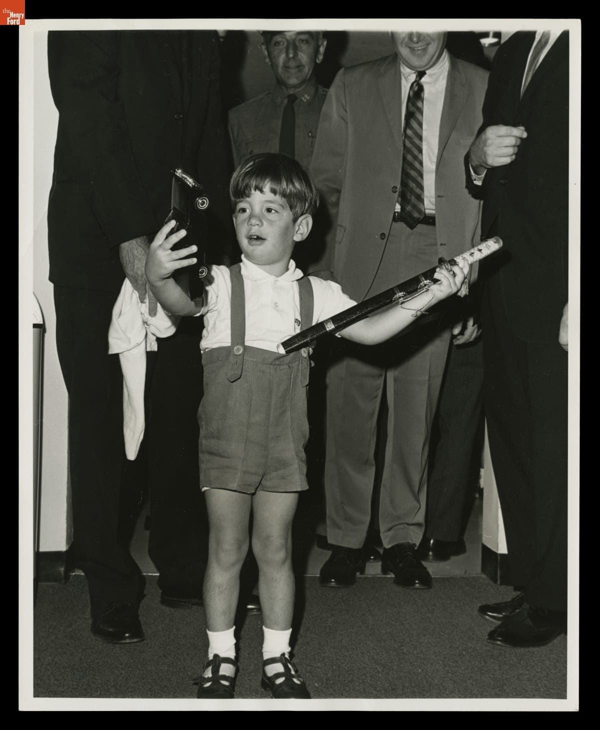 John F. Kennedy, Jr. Visiting the Ford Motor Company Pavilion at the New York World's Fair, 1964-1965