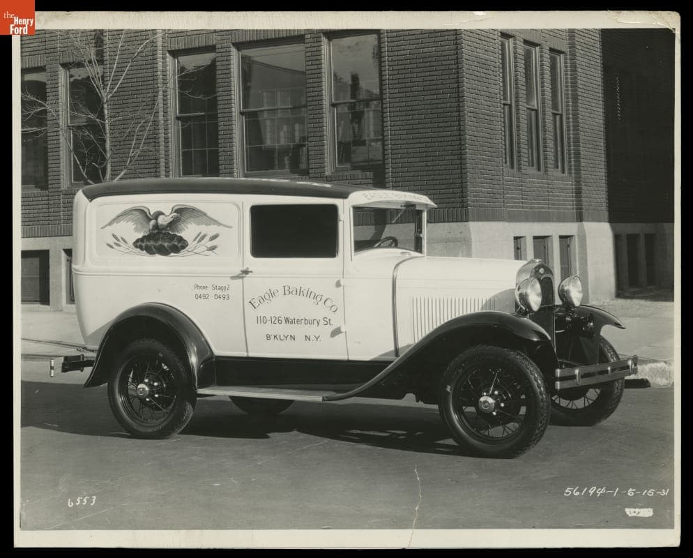 1931 Ford Model A Panel Truck Used by Eagle Baking Co.