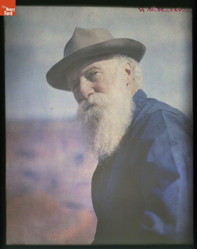 John Burroughs at the Grand Canyon, 1909