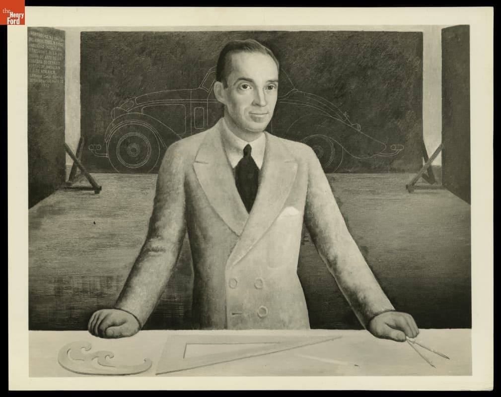 Oil Portrait of Edsel Ford by Diego Rivera, 1932