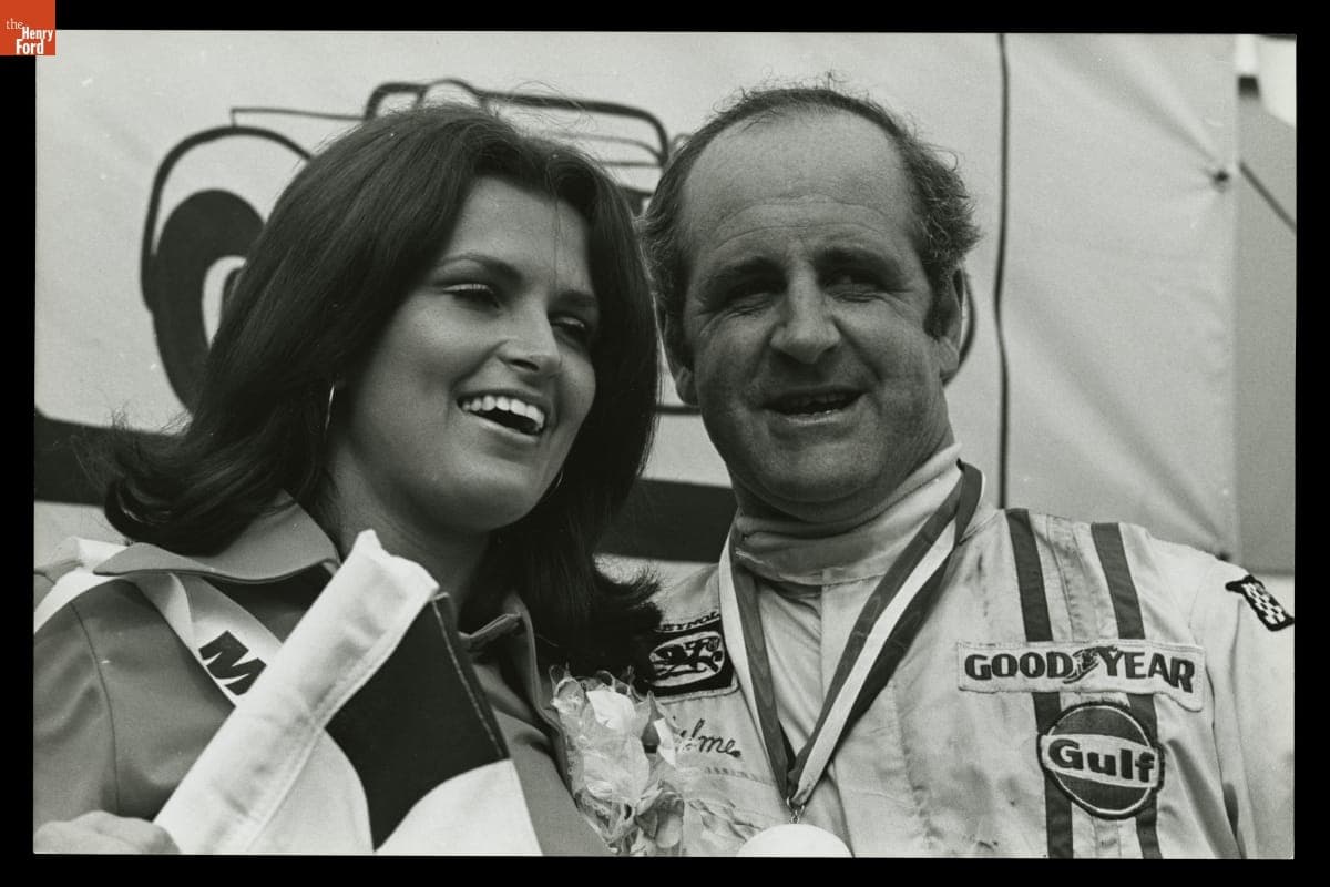 Racing Driver Denis Hulme, Winner at Monterey Grand Prix, Laguna Seca Raceway, October 18, 1970