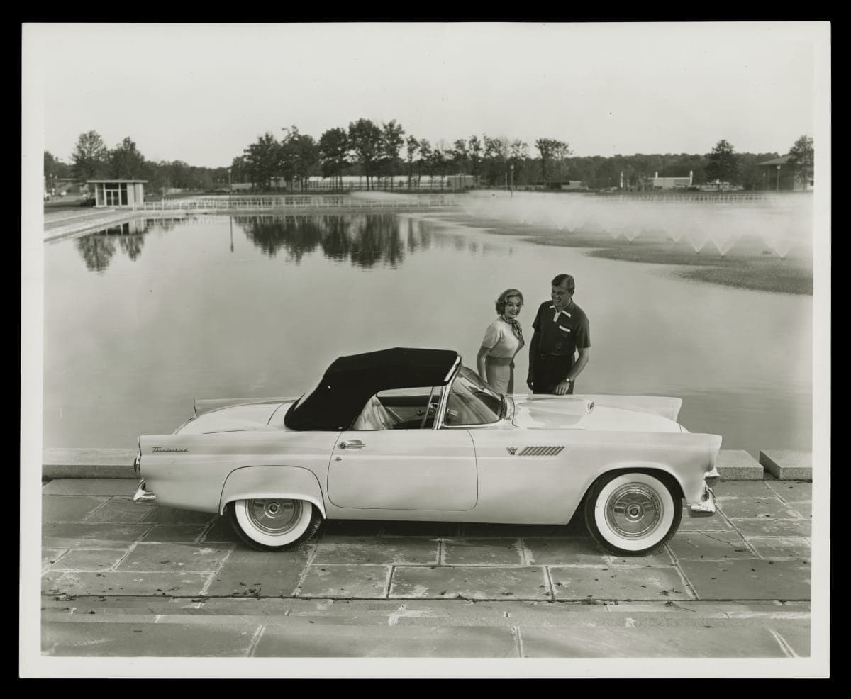 1955 Ford Thunderbird at Ford Motor Company Engineering Complex, Dearborn, Michigan