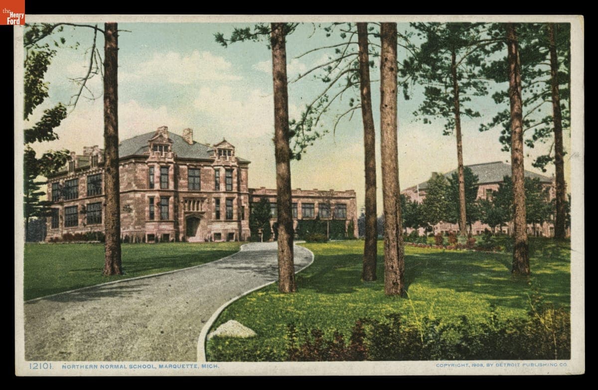 Northern Normal School, now Northern Michigan University, Marquette, Michigan, circa 1908