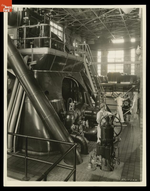 Operating a 100,000 Kilowatt Turbo-Generator at the Ford Rouge Plant Main Powerhouse, June 1934