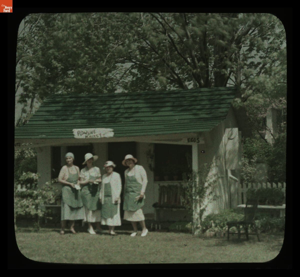 "Roadside Market," on the Grounds of Fair Lane Estate, Dearborn, Michigan, May 1933