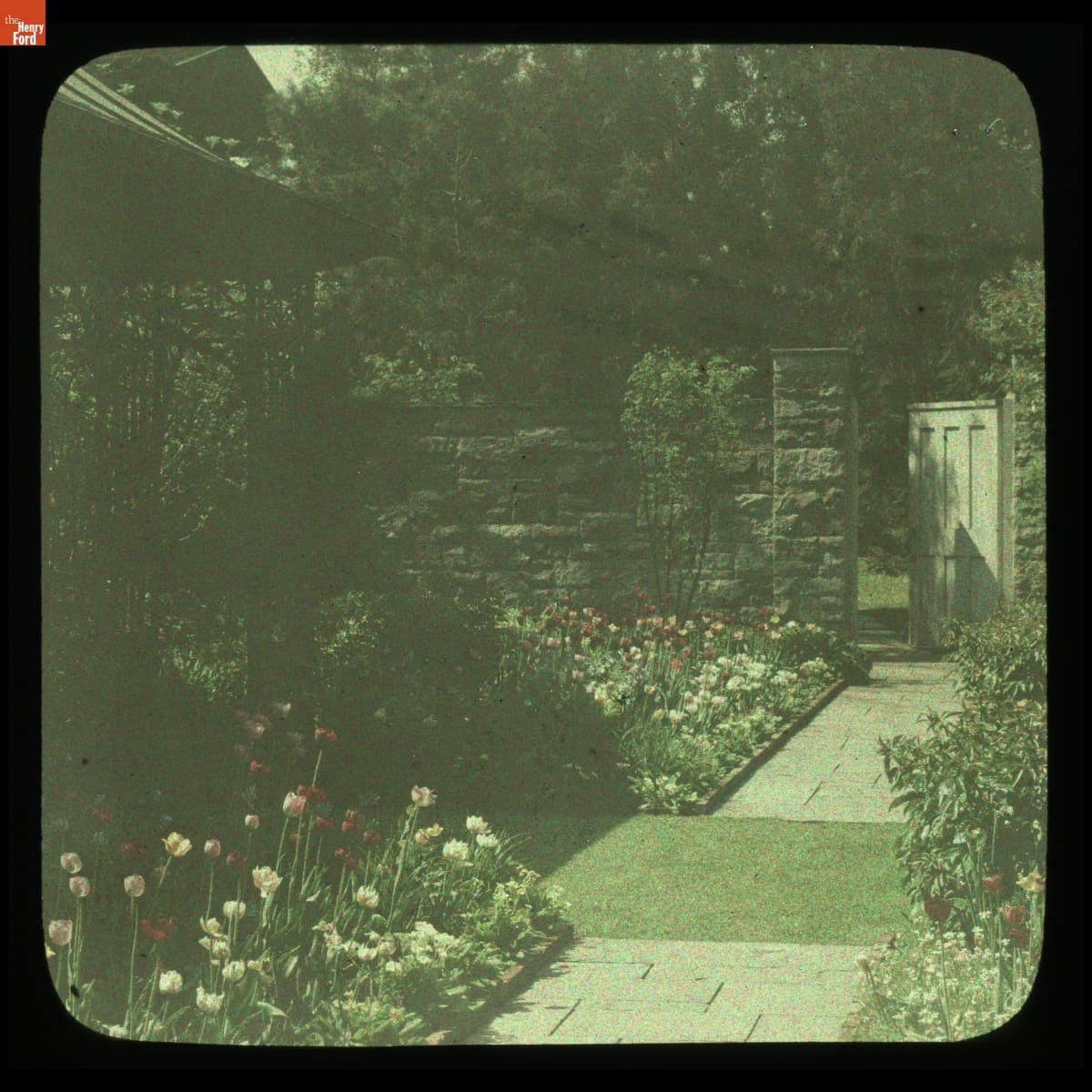 Garden at Fair Lane Estate, Dearborn, Michigan, May 1933
