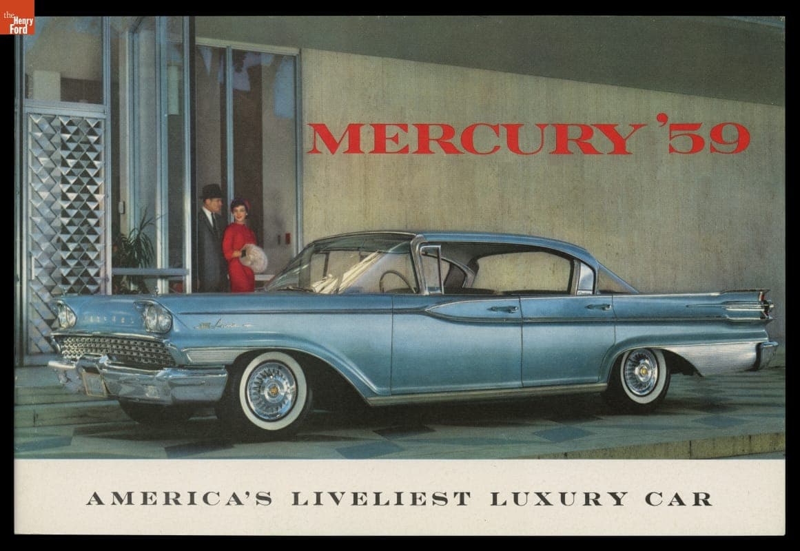 1959 Mercury Sales Brochure, "Mercury '59 America's Liveliest Luxury Car"