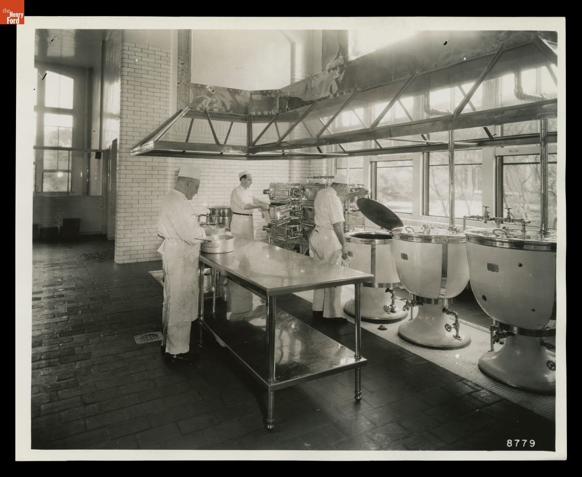 Kitchen at Henry Ford Hospital, Detroit, Michigan, April 1931