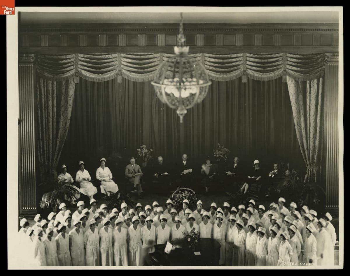 Dedication Ceremony for School of Nursing at Henry Ford Hospital, Detroit, Michigan, June 1925