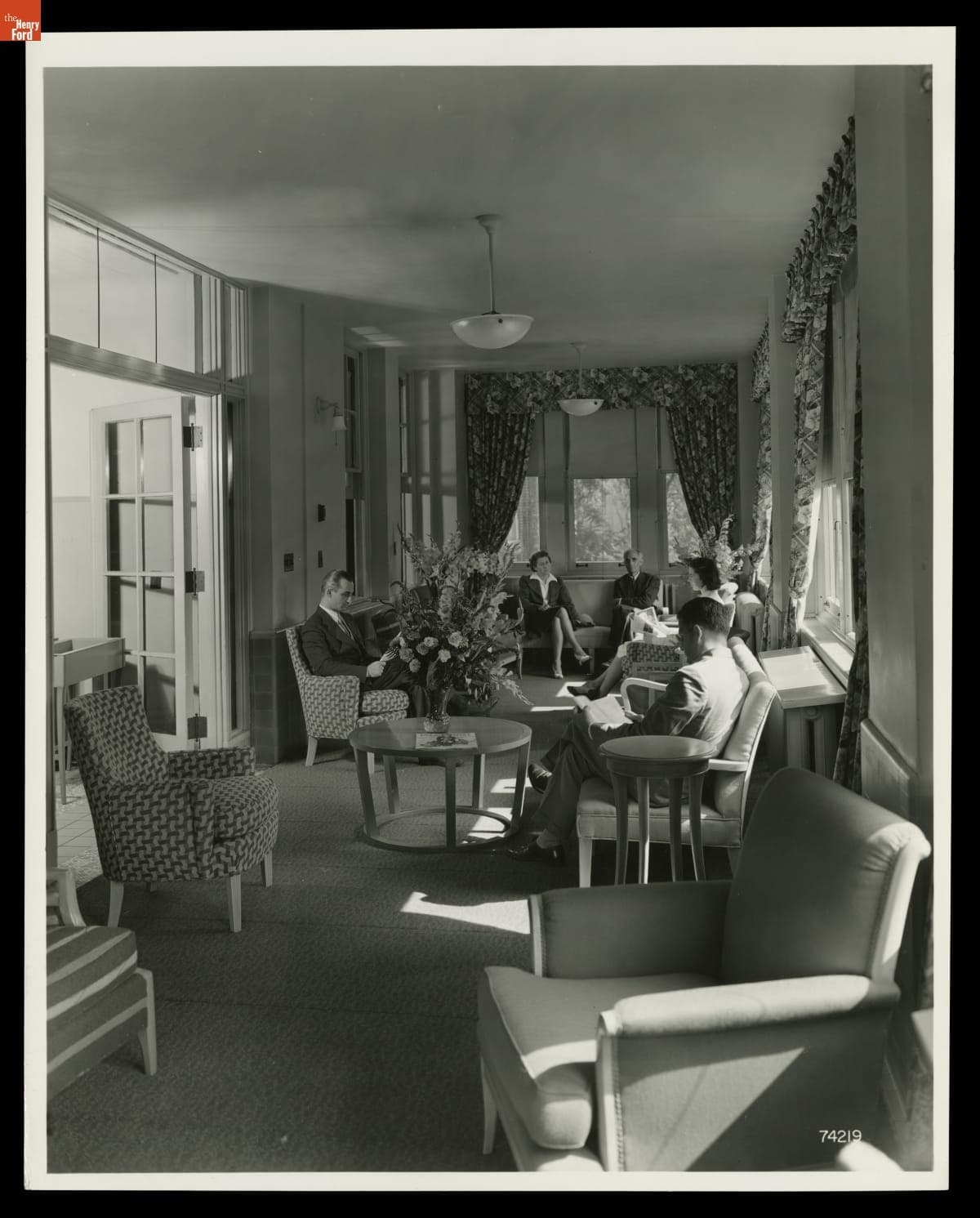 Waiting Room at Henry Ford Hospital, Detroit, Michigan, August 1940