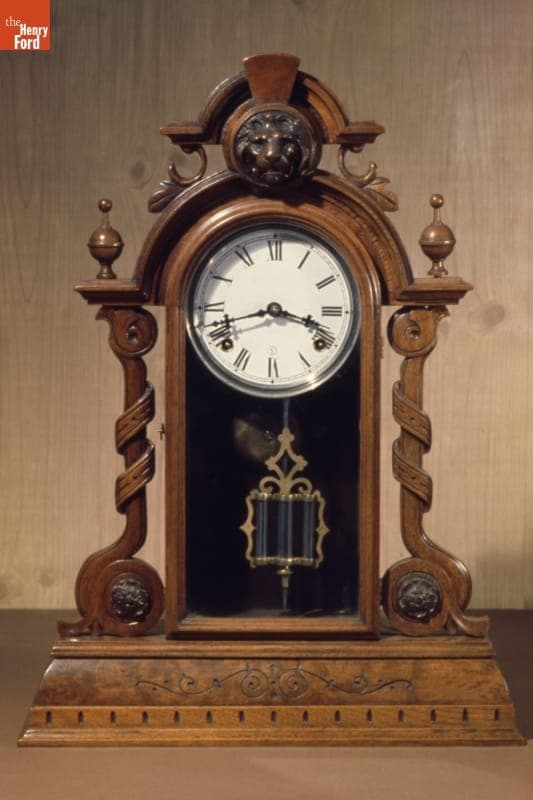 E.N. Welch Manufacturing. Co. Shelf Clock, 1875-1900