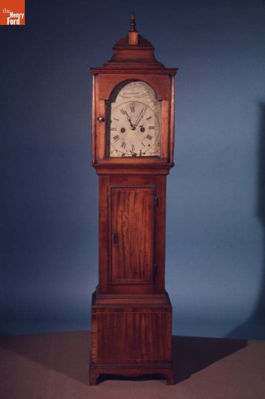 Dwarf Tall Case Clock, Made by Joshua Wilder, 1806-1830