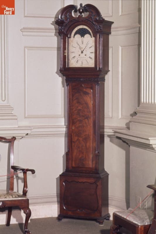 Tall Clock, Used by the Wharton Family, 1780-1794