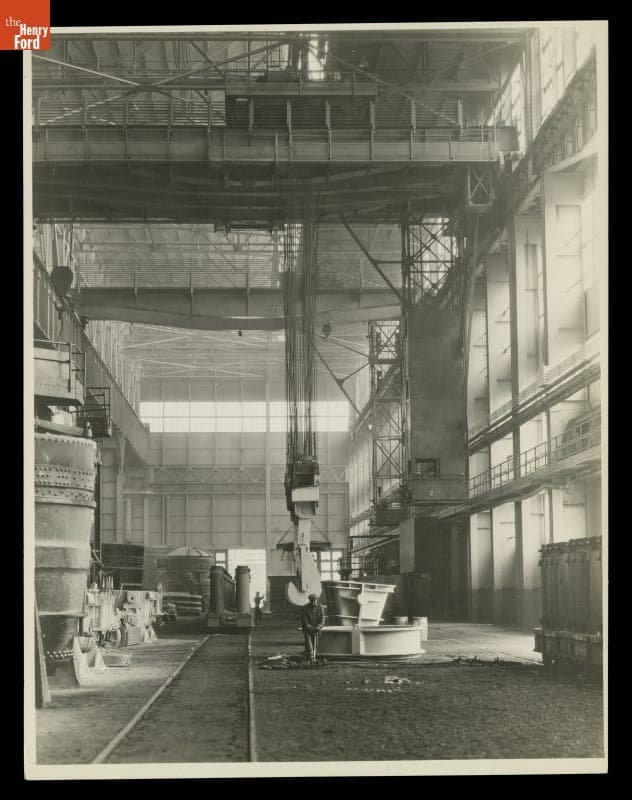 Open Hearth Building at Ford Rouge Plant, 1927