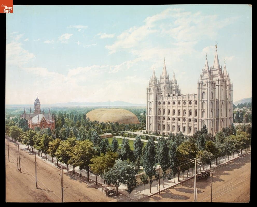 Temple Square, Salt Lake City, Utah, 1899