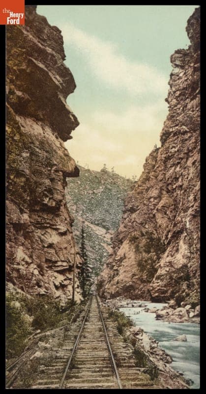 The Narrows, Clear Creek Canyon, Colorado, circa 1900