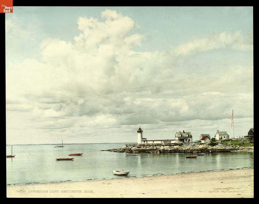 "Annisquam Light, Gloucester, Mass," 1904