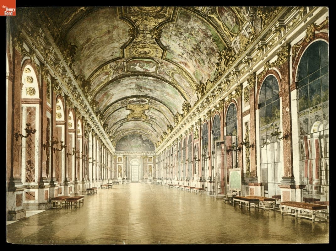 "Galerie des Glaces," Hall of Mirrors, Versailles, France, circa 1905