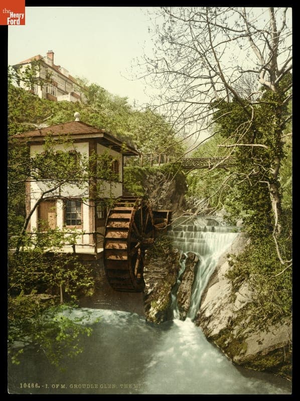 The Mill of Groudle Glen, Isle of Man, England, circa 1905