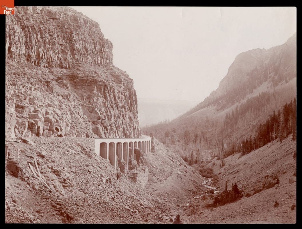 Golden Gate from the Upper End, Yellowstone National Park, 1901-1902