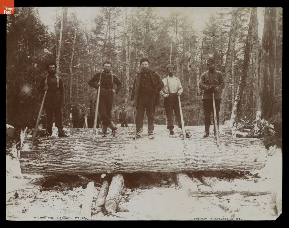 "The Logger," Michigan, 1880-1900