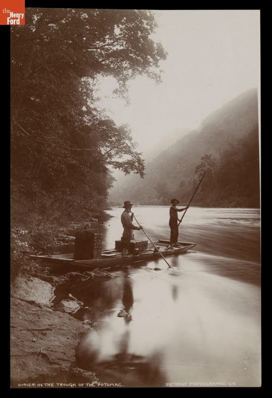 Boating in the Trough of the Potomac, Maryland, 1890