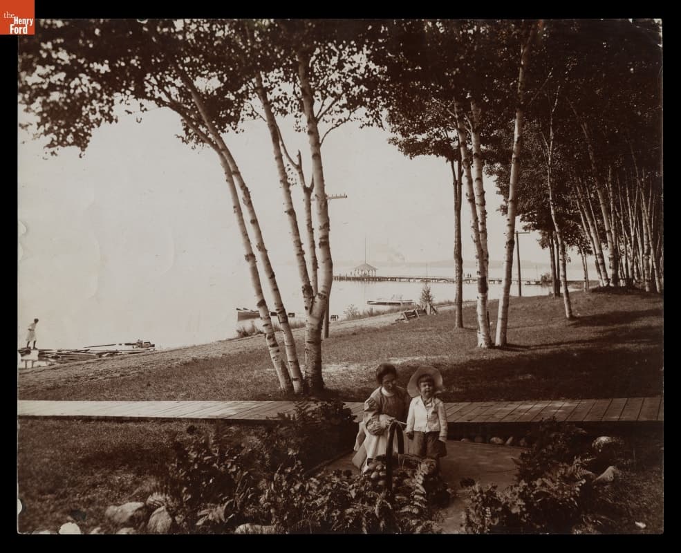 "The Birches and the Bay," Wequetonsing, Michigan, circa 1906