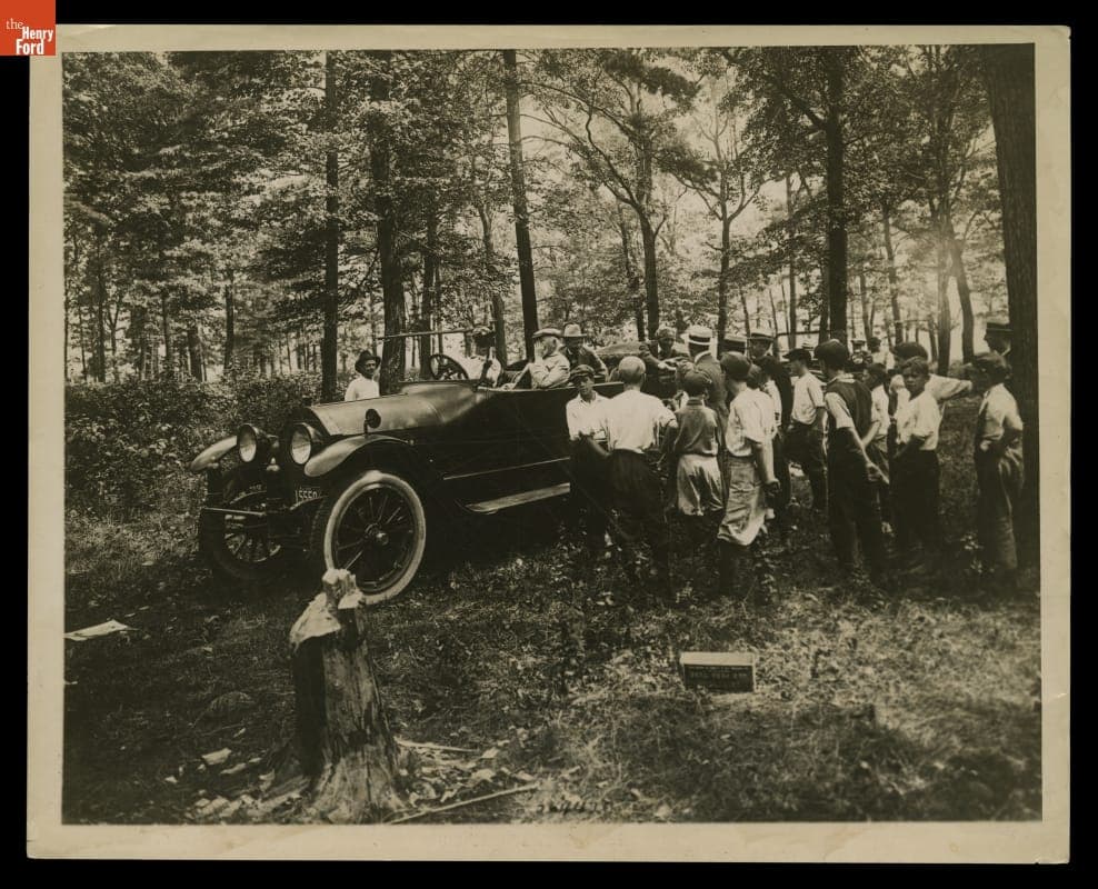 "Vagabonds" Camping Party Leaving their Camp Site, August 1919