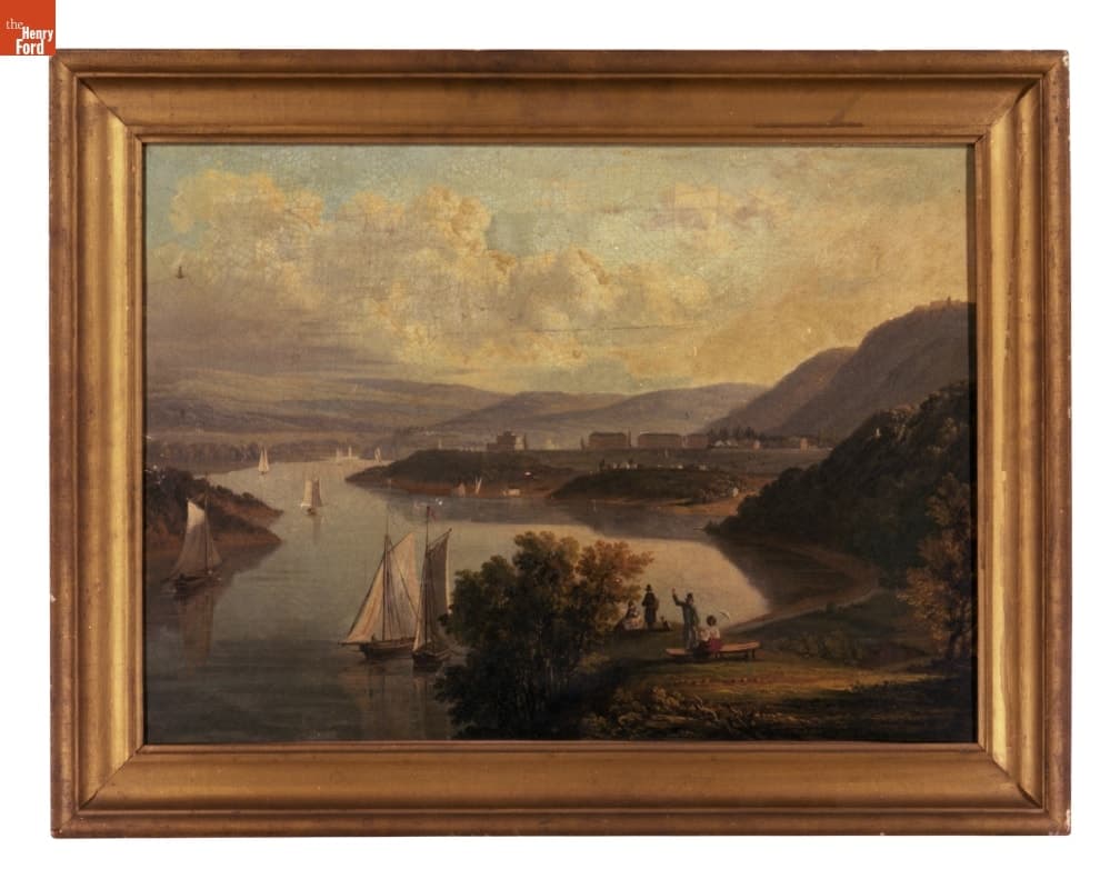 Oil Painting, "West Point," by Robert W. Weir, 1840-1850