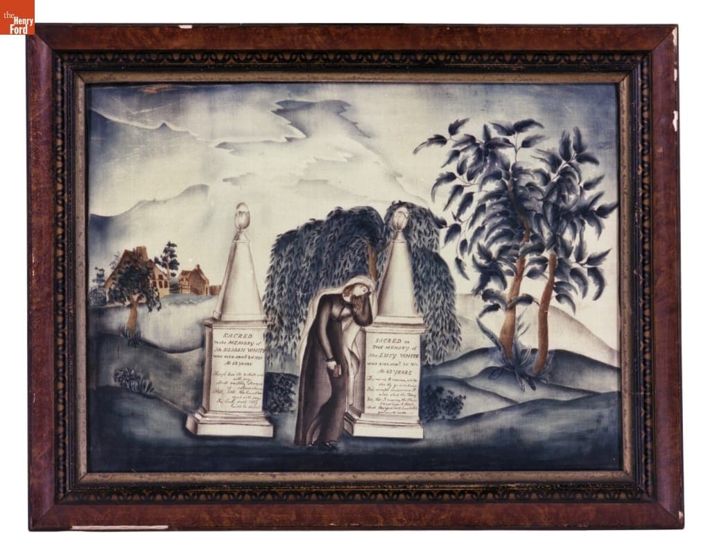 Memorial Painting for Elijah and Lucy White, circa 1826