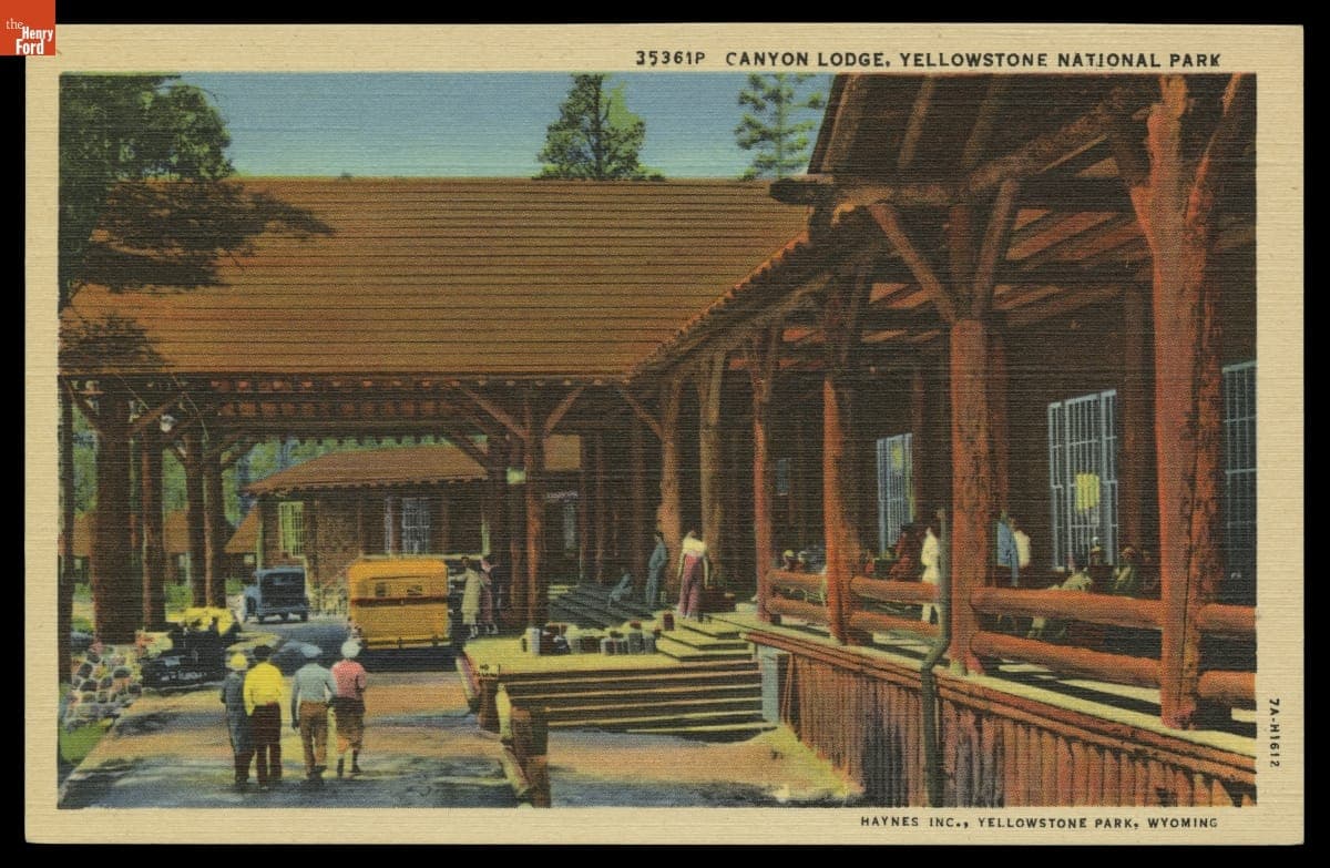 Canyon Lodge, Yellowstone National Park, 1937