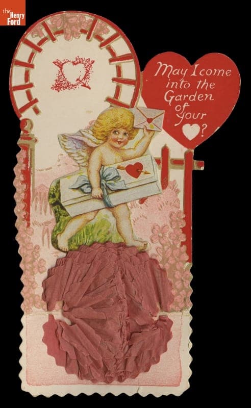 Valentine Card, "May I Come into the Garden of Your Heart?," circa 1925