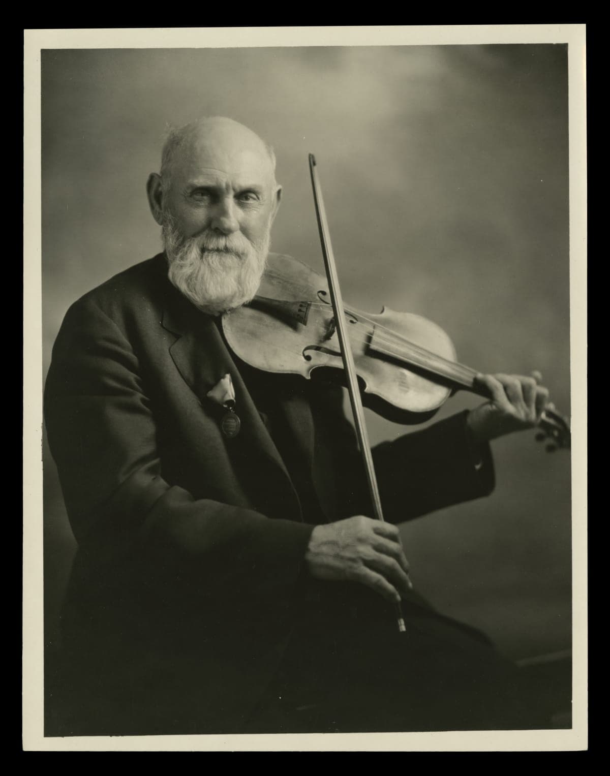 Portrait of Fiddler "Uncle Jimmy" Thompson, January 1926