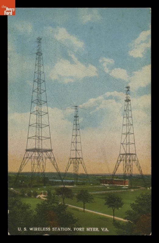 U. S. Wireless Station, Fort Myer, Virginia, circa 1914