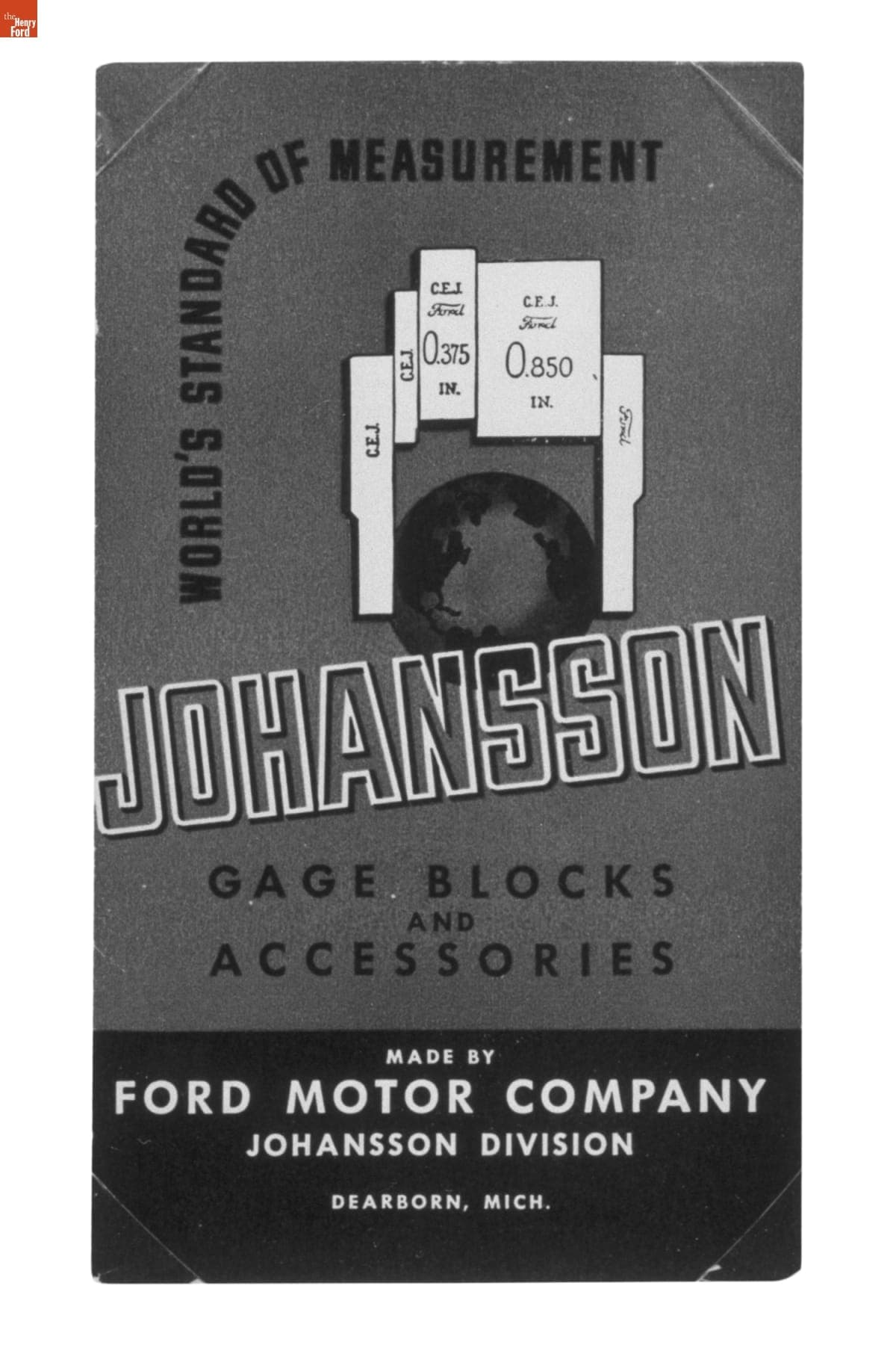 Johansson Gage Blocks and Accessories, circa 1939