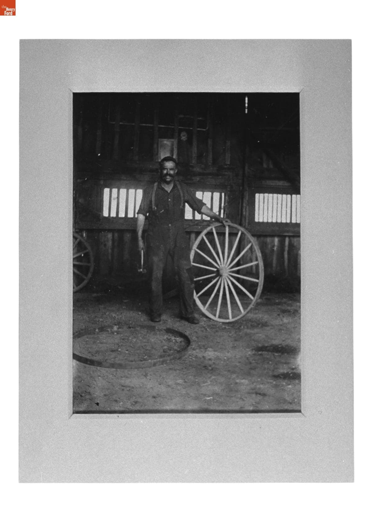 Wheelwright in a Shop, 1903-1907