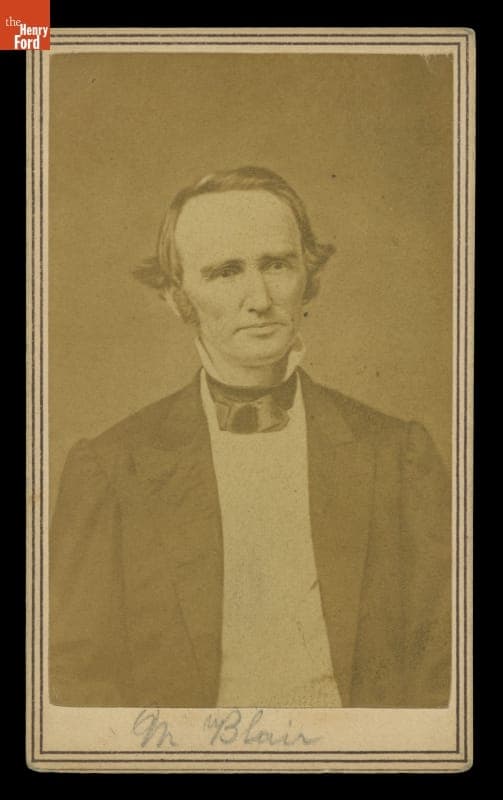 Portrait of Montgomery Blair, circa 1861