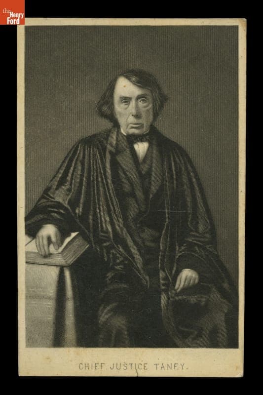 Portrait of Chief Justice Roger Brooke Taney, 1855-1860